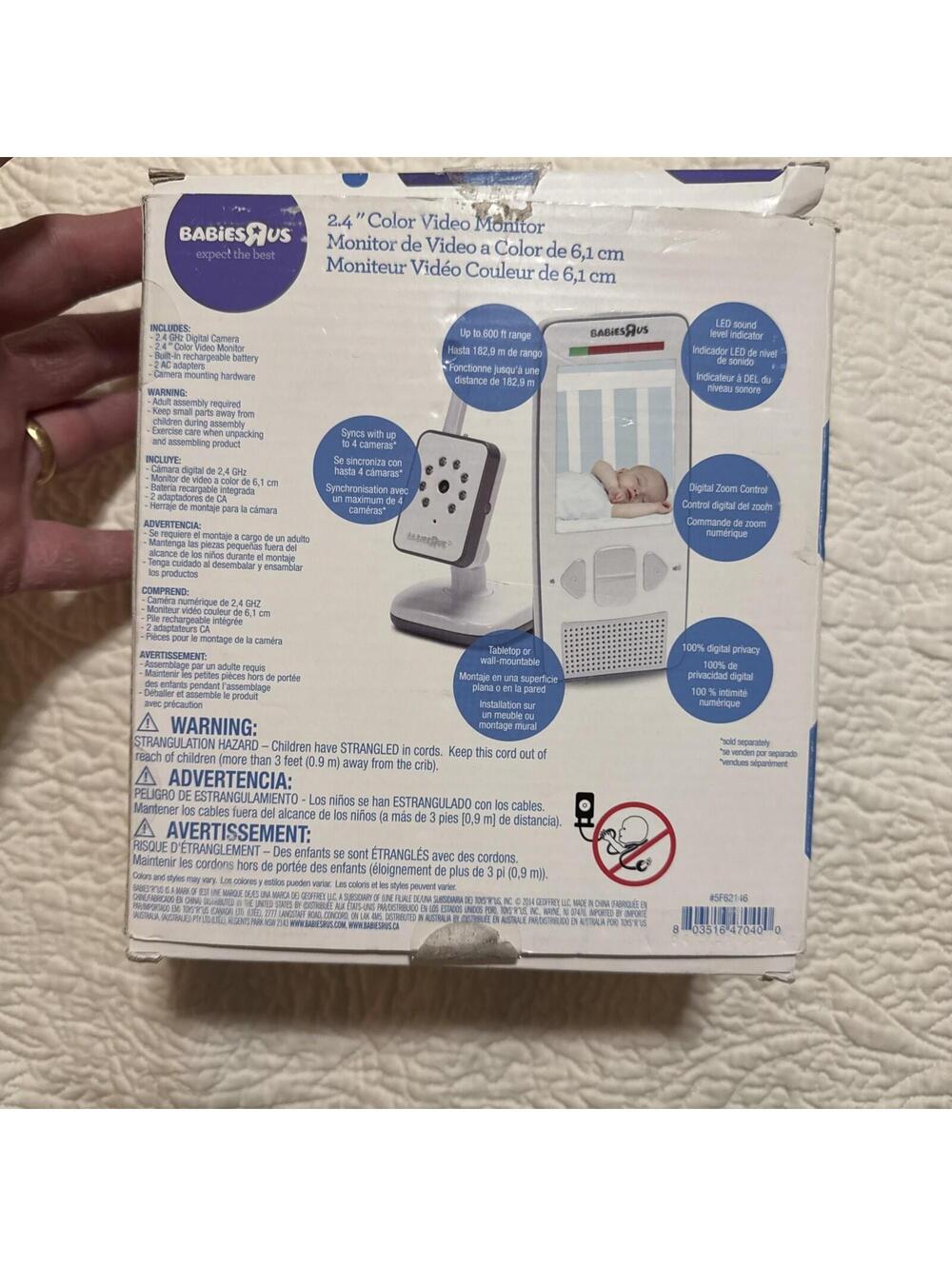 Babies R Us.   2.4 Color Video Monitor Camera - Picture 6 of 7